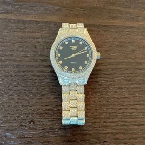 Techno Pave Simulated Diamond Watch